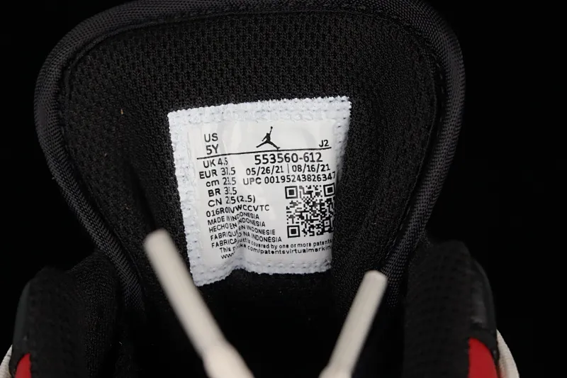 All categories Air Jordan Jordan series basketball shoes Air Jordan 1 Low Z version Air Jordan 1 Low AJ1 Joe 1 customized version Chicago color matching deconstruction Sports culture basketball shoes 553560-612